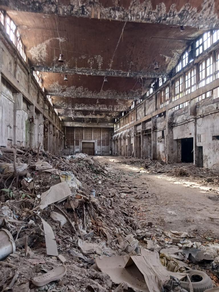 Hală industrială longitudinală